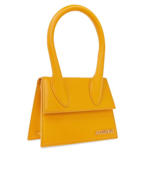 Jacquemus Yellow 'le Chiquito Moyen' Shoulder Bag,