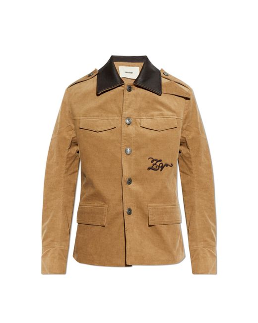 Zadig & Voltaire Brown "Veram" Jacket