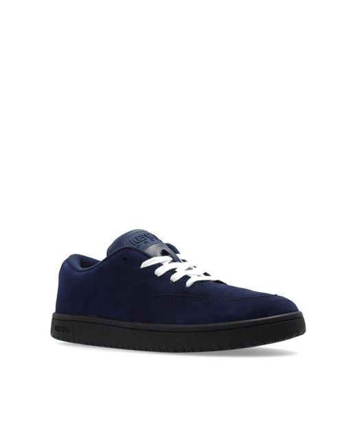 KENZO Blue Suede Sneakers, for men