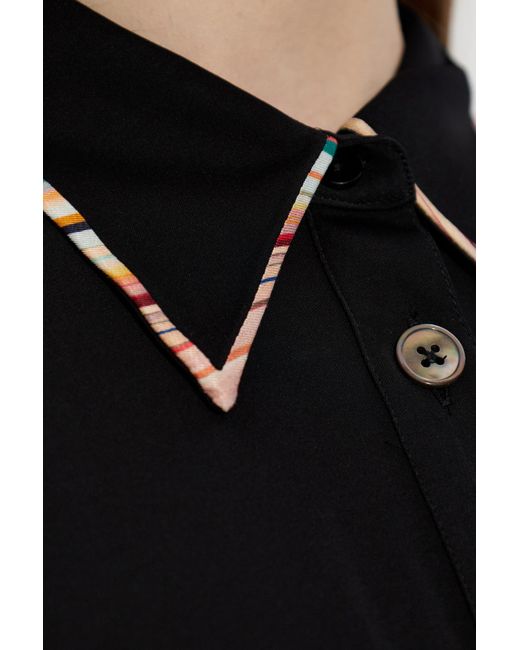 Paul Smith Black Dress With Long Sleeves