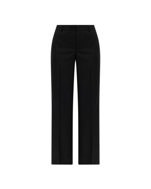 Moschino Black Wool Trousers