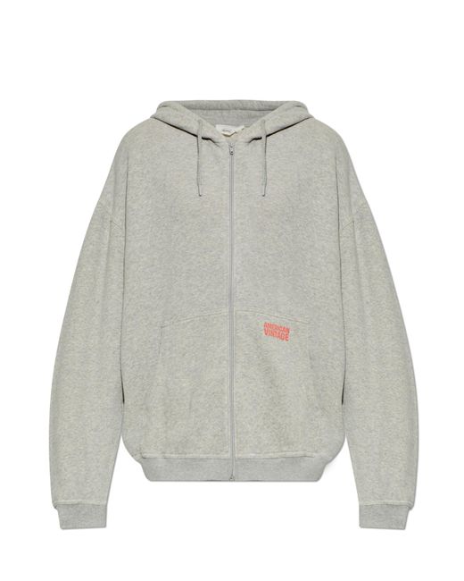 American Vintage Gray Sweatshirt With Logo for men