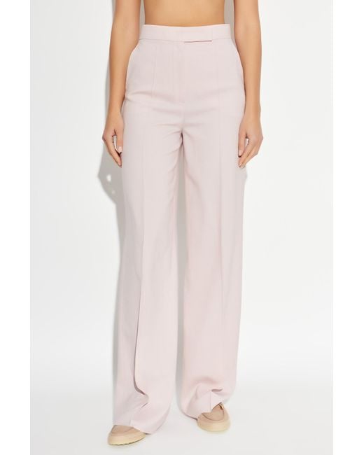 Max Mara White 'Girone' Trousers