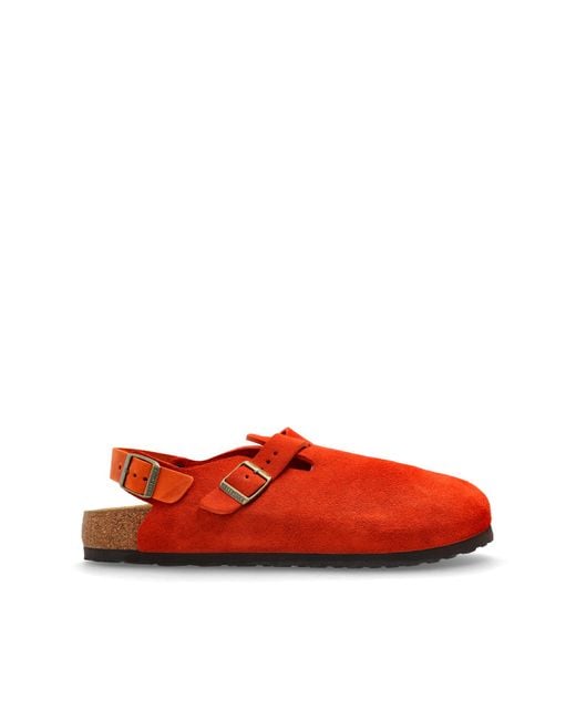 Birkenstock Red "Tokio Ii Suede" Shoes for men