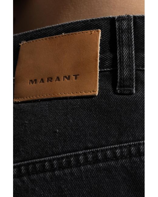 Isabel Marant Black Jameson Jeans for men