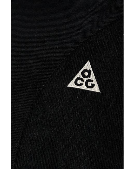 Nike Black Corduroy Jacket for men