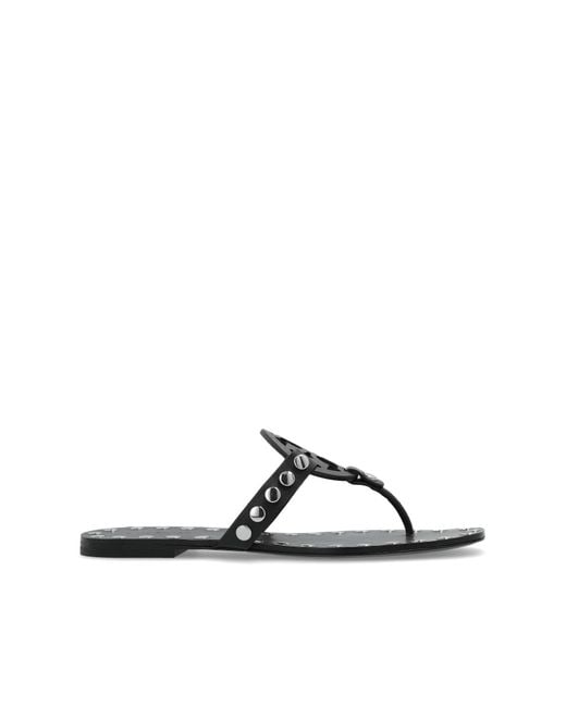 Tory Burch Black "Miller" Slides