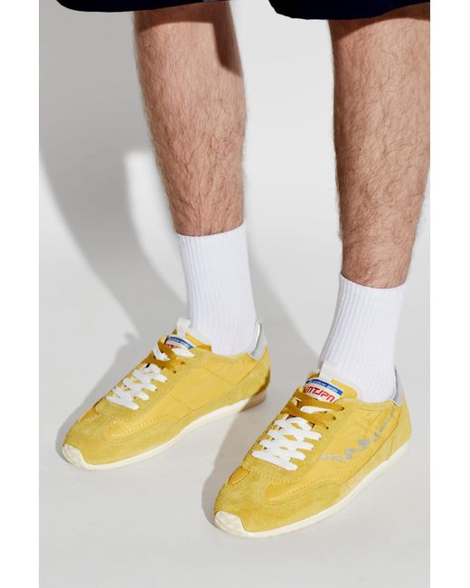 ENTERPRISE JAPAN Yellow Sports Shoes 'Entjps '61' for men