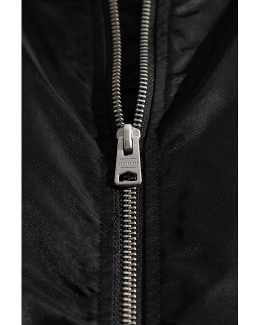 AllSaints Black "Future" Bomber Jacket for men