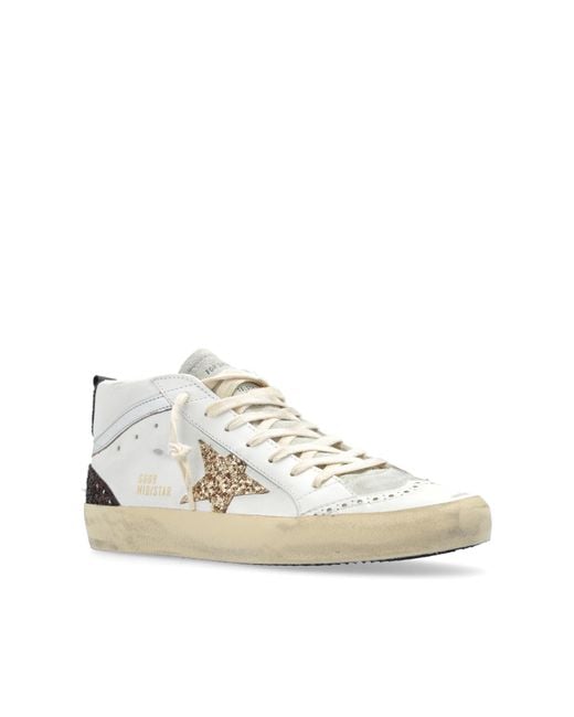 Golden Goose Mid-Cut Sports Shoes 'Mid Star Classic' in Blue | Lyst