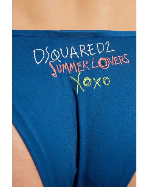 DSquared² Multicolor Swimsuit Top