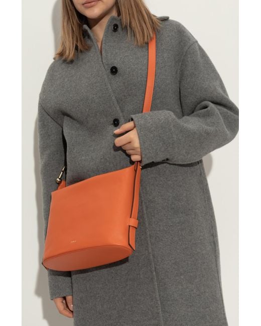 Furla Gray Shoulder Bag "Nuvola Medium"