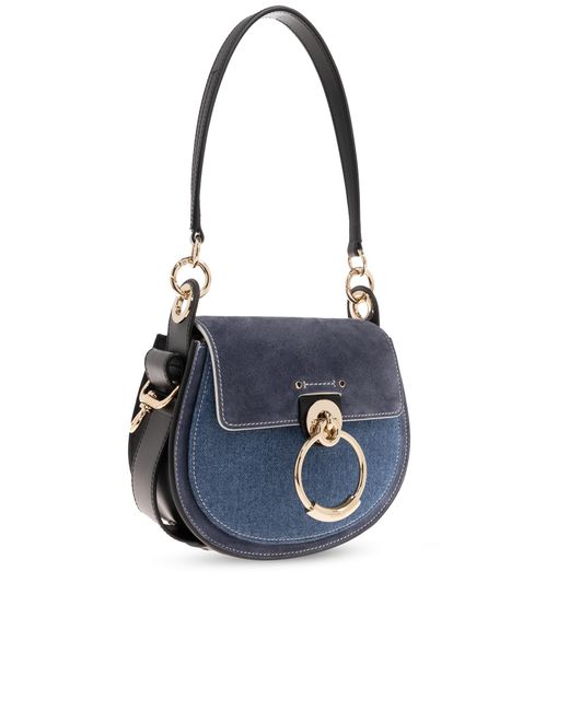 Chloé Blue 'tess Small' Shoulder Bag,