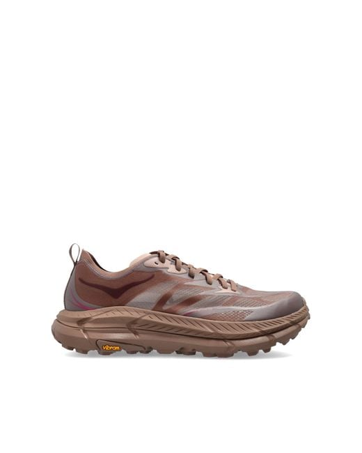 Hoka One One Brown 'Mafate Speed 4 Lite' Sports Shoes