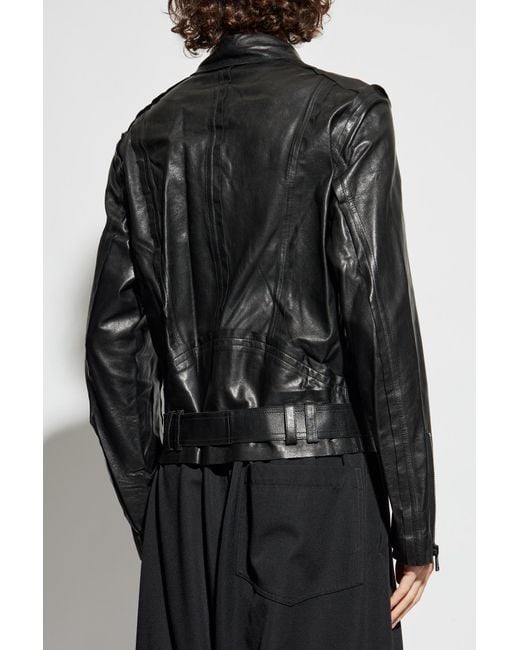 Balmain Black Lambskin Leather Jacket for men