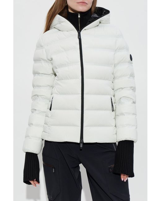 Moncler White Alete Down Jacket