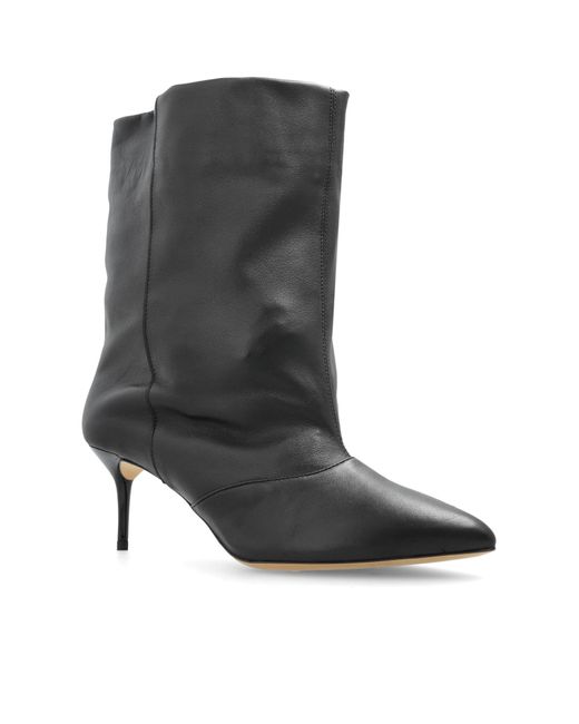 IRO Black Heeled Ankle Boots 'Loly'