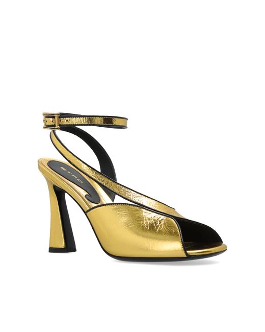 Etro Natural Heeled Sandals