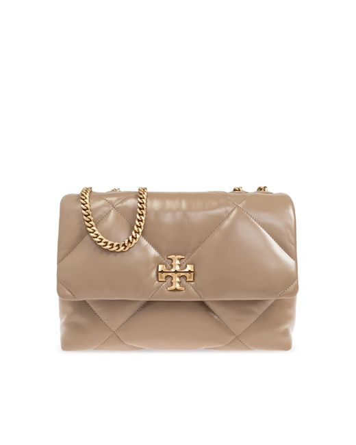 Tory Burch Natural Shoulder Bag Kira Diamond