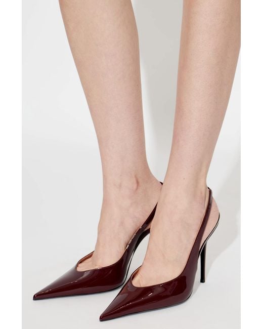 AMINA MUADDI Brown 'Anok' Heeled Shoes