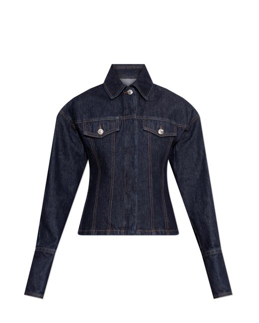 Sportmax Blue Denim Jacket Gange