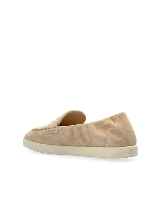 Tory Burch Natural Suede Shoes Type Loafers