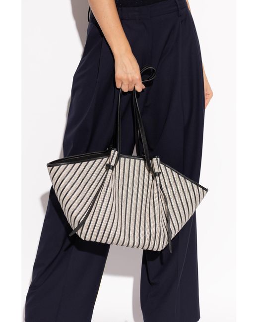 Yuzefi Metallic Shopper Bag 'Large Mochi'