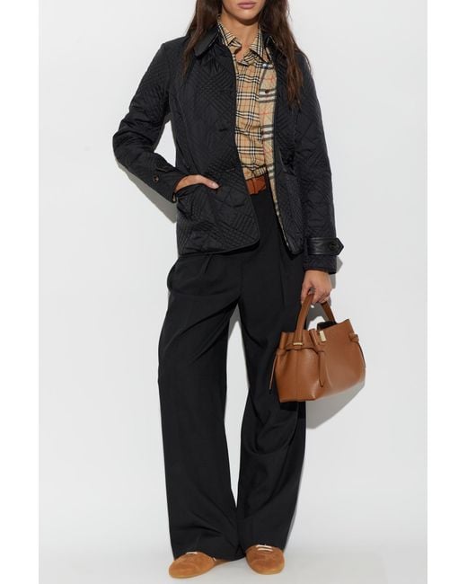 Burberry Black Insulated Jacket 'Fernleigh'