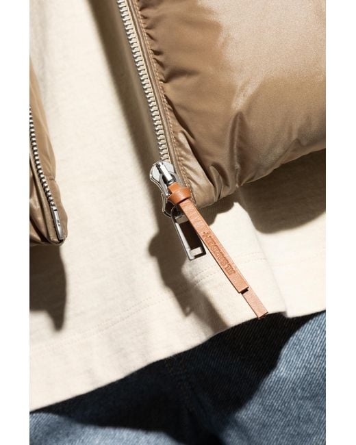 Jil Sander Natural Down Jacket With Hood for men