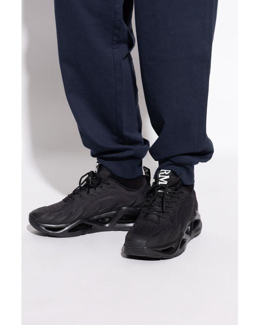 EA7 Blue Sports Shoes With Logo for men