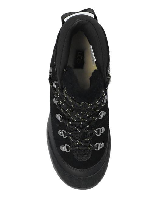 Ugg Black Snow Boots 'W Brecken Lace'