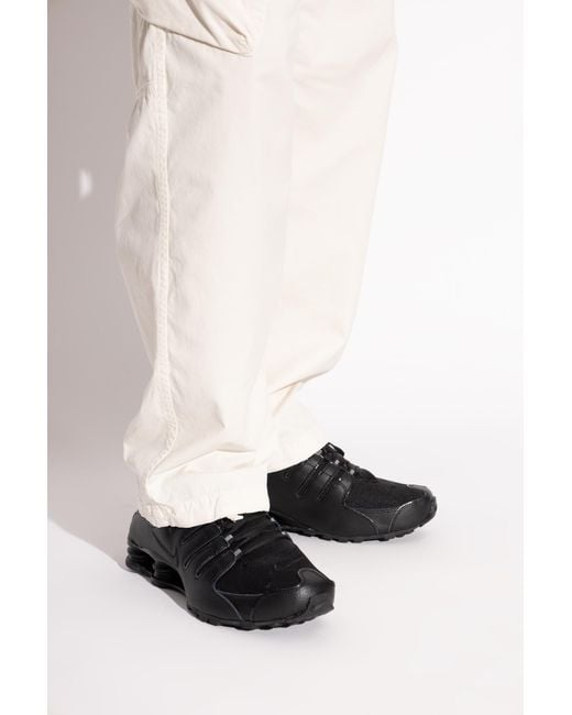 Nike Black Sports Shoes "Shox Nz" for men