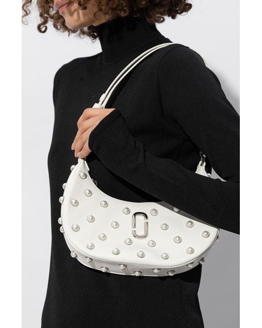 Marc Jacobs White 'the Curve Small' Shoulder Bag,