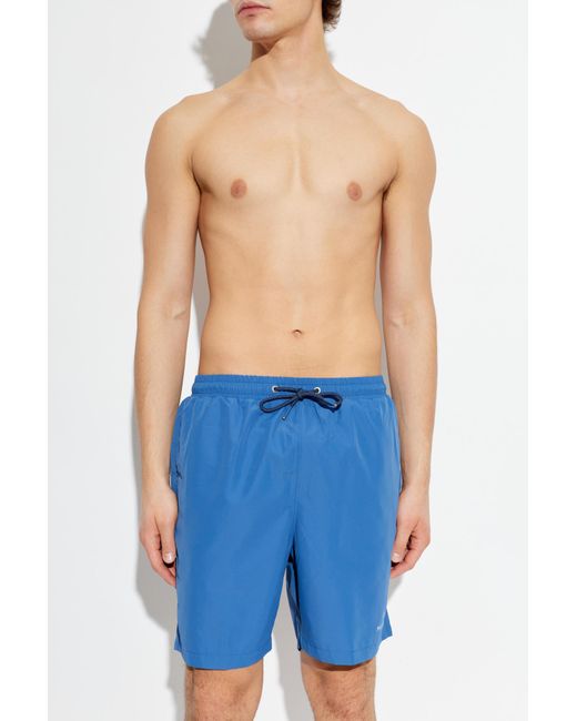 Paul & Shark Blue Swim Shorts for men