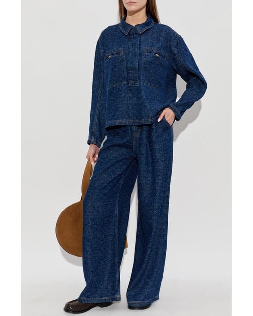 Munthe Blue Denim Shirt 'Ruxa'