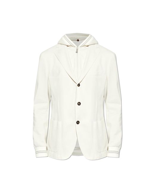 Eleventy Natural Double-Layered Blazer for men