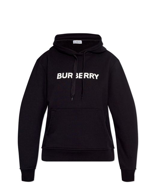 Burberry Black Sweatshirt With Logo