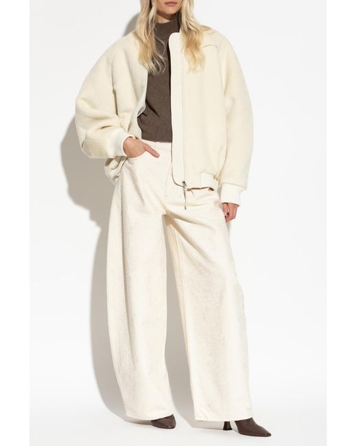 Jacquemus Natural 'Pilu' Bomber Jacket