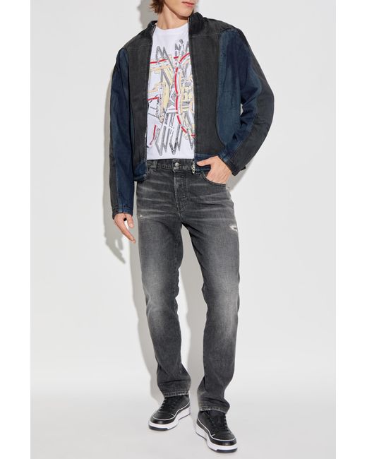 DIESEL Gray Jeans '1993 D-Vyl' for men