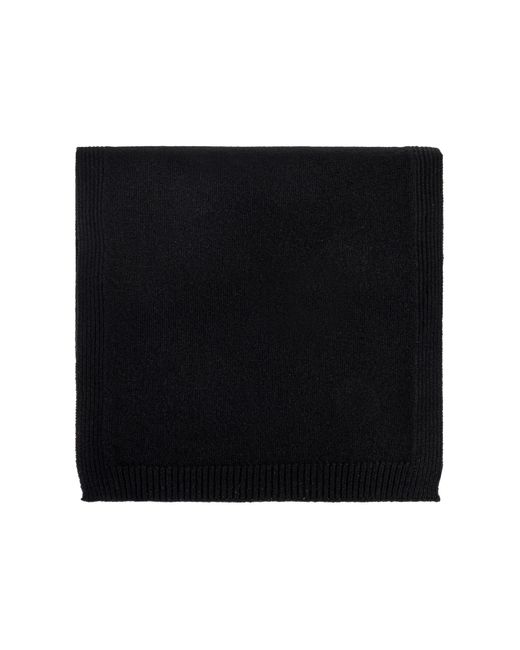 Dolce & Gabbana Black Cashmere Scarf