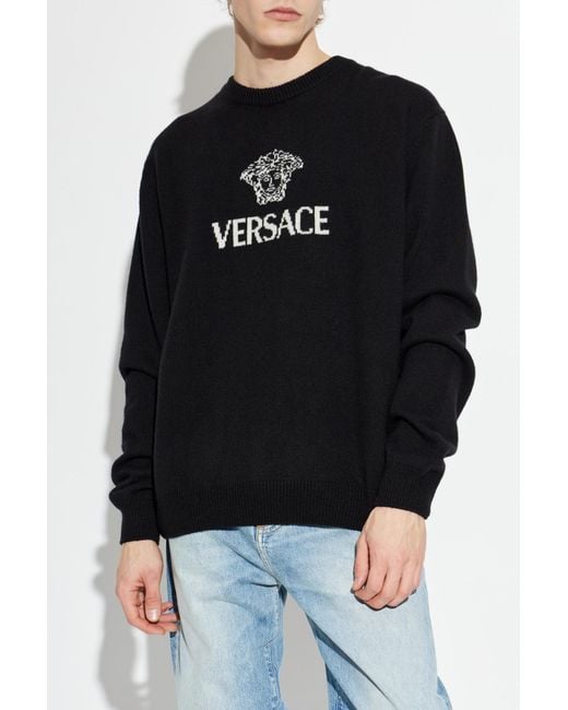 Versace Black Reversible Bomber Jacket for men