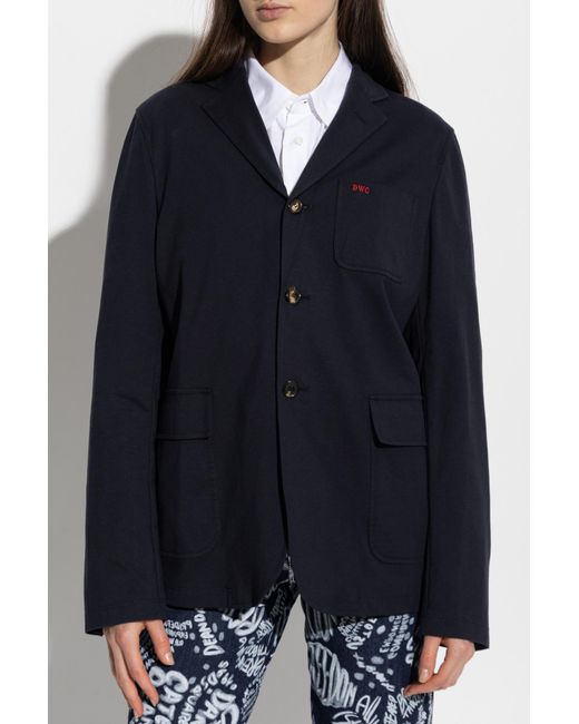 DSquared² Blue Single-Vent Blazer