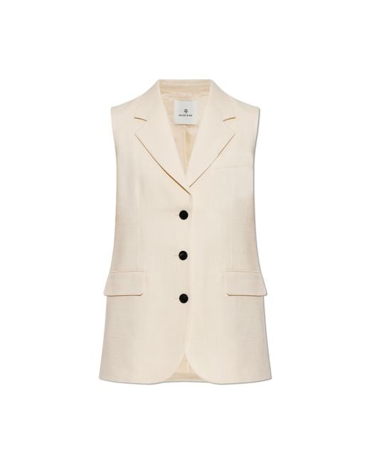 Anine Bing Natural "Sara" Vest