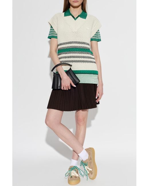 Lacoste Black Pleated Skirt