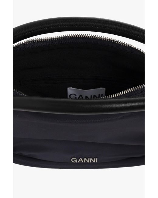 Ganni 'knot Mini' Shoulder Bag in Black | Lyst