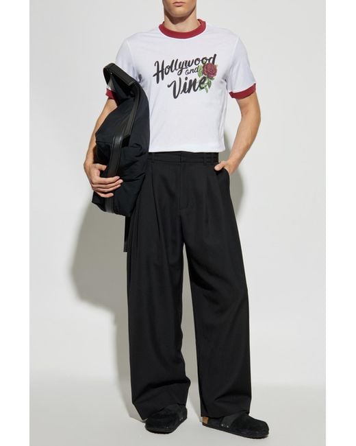 Amiri White T-Shirt With Print for men