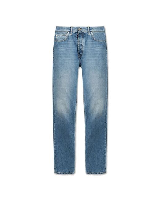 Maison Margiela Blue Straight-Cut Jeans for men