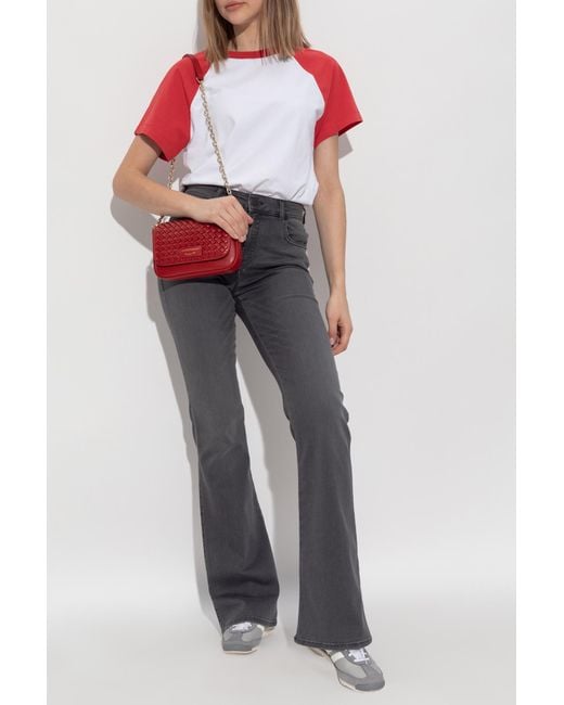 Emporio Armani Blue Jeans With Flared Legs