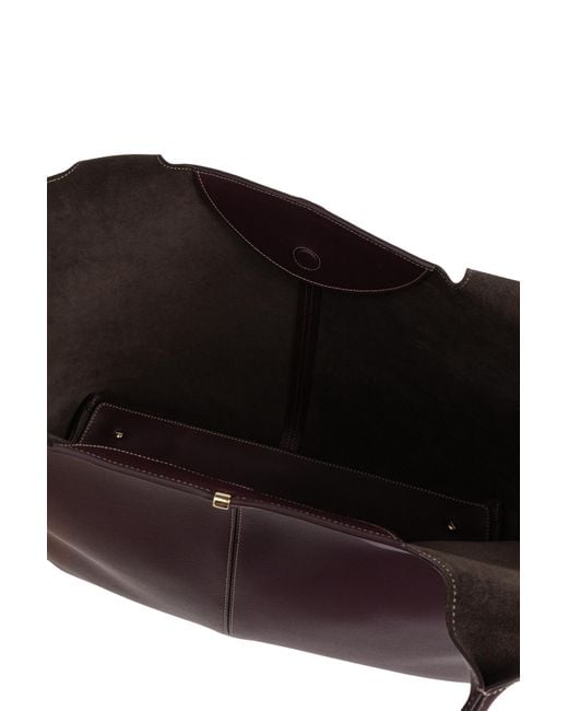 Tod's Purple Shopper Bag