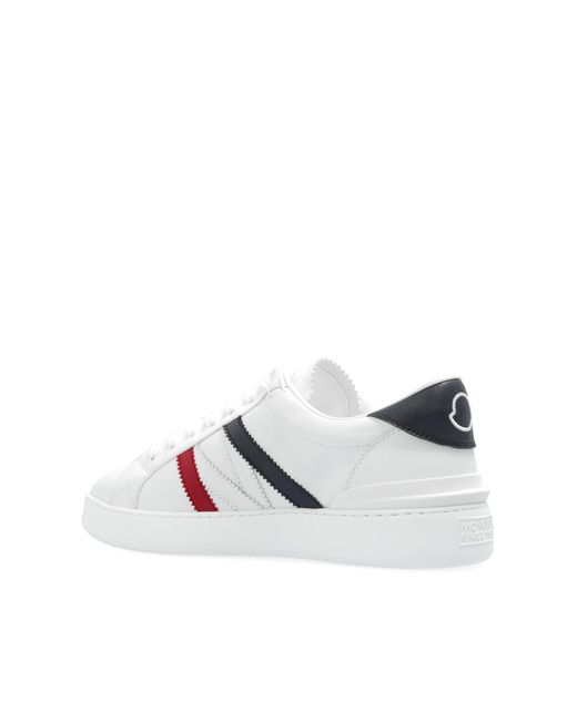 Moncler White 'monaco' Sneakers,